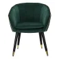 Fotel PARIS Zielony/Złoty 62 58 78 cm